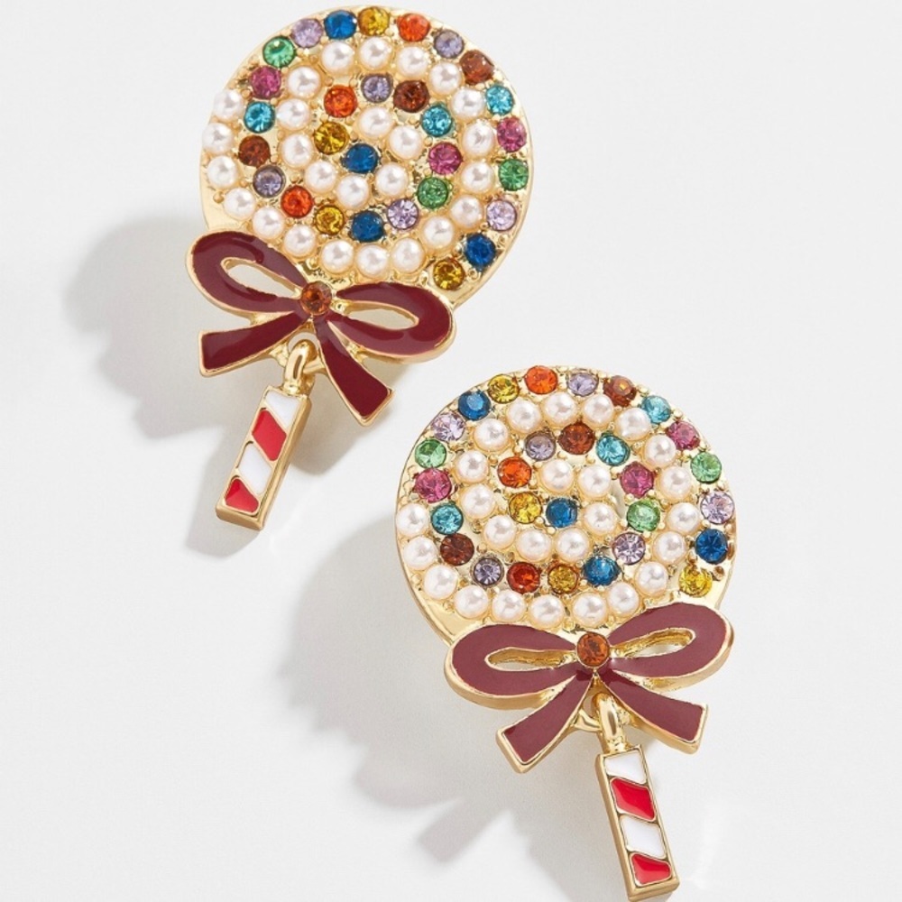 Lollipop Candy Drop Earrings - Picture 3 of 4